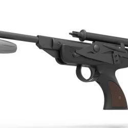 Blaster pistol DL-18 from Star Wars Return Of The Jedi