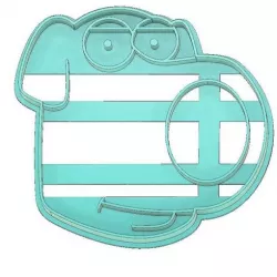 BRIAN GRIFFIN COOKIE CUTTER,FAMILY GUY COOKIE CUTTER, FONDANT CUTTER