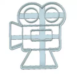 COOKIE CUTTER, FONDANT, MOVIE CAMERA, CINEMA