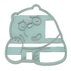 COOKIE CUTTER, FONDANT, PANDA WE BARE BEARS