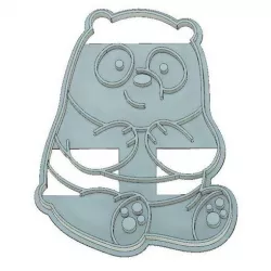 COOKIE CUTTER, FONDANT, PANDA WE BARE BEARS