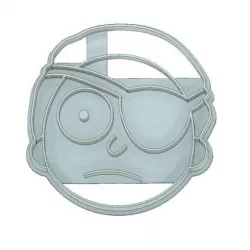 COOKIE CUTTER, FONDANT, RICK AND MORTY, PIRATE MORTY