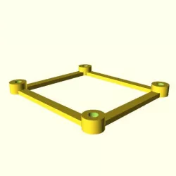 Customizable PCB Spacer Rectangle