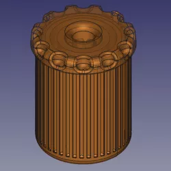 Drum filament 1,75mm sample - Revolver