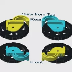 Ender 3 and CR10 v2 Mini Bed Level Locks