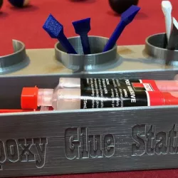 Epoxy glue station