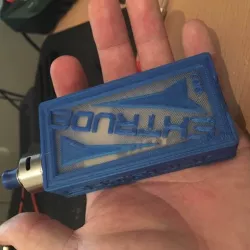 "Extrude" Box mod dual 18650 DIY vape