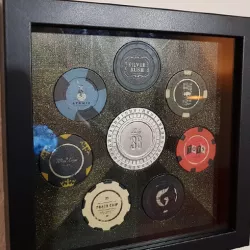 Fallout New Vegas poker chip display base