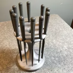 Holder for Harbor Freight needle file set