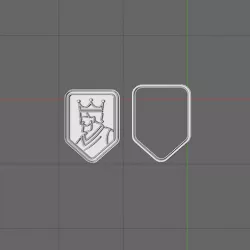 King cookie cutter