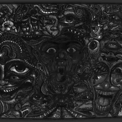 Lithophane package psychedelic art (6x)