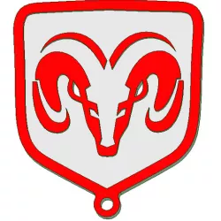 LOGO RING KEY DODGE