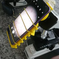 Microscope cell support - Suporte de celular para microscópio