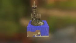Minecraft medieval Lighthouse