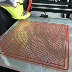 Monoprice Select Mini (MPSM) first layer level calibration print