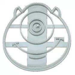 MONSTERS INC COOKIE CUTTER, FONDANT CUTTER, MONSTERS INC, MIKE WAZOWSKI