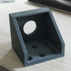 nema 17 support 90° V-slot 2060 centered [UPDATED]