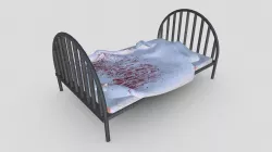 Old Style Hospital Bed