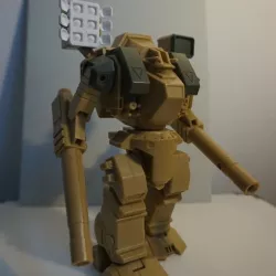 Open 6 Missile-bay for 7" Robotech Excaliber MK VI Destroid