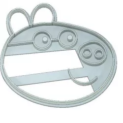 PEPPA PIG COOKIE CUTTER,PEDRO PONY COOKIE CUTTER, FONDANT CUTTER, PEPPA PIG, PEDRO PONY
