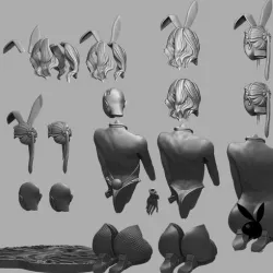 Playboy style bunny girl PG version