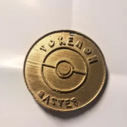 POKEMON MASTER - COIN -  KEY CHAIN