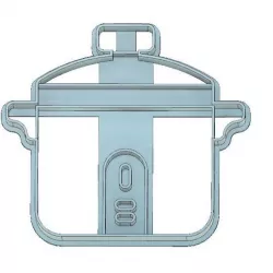 PRESSURE COOKER COOKIE CUTTER, CHEF COOKIE CUTTER, KITCHEN COOKIE CUTTER, KITCHEN, CHEF, PRESSURE COOKER