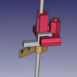 Prusa v2 holder for z-adjuster screw
