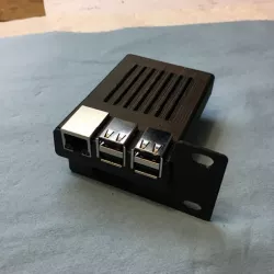 Rack Mount Raspberry Pi Case remix