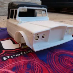 RC Body Jeep Kaiser M715 scale crawler 1/10