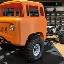 RC BODY Jeep Mighty FC150 for Axial SCX 1/10