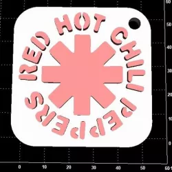 Red Hot Chili Peppers keyhanger