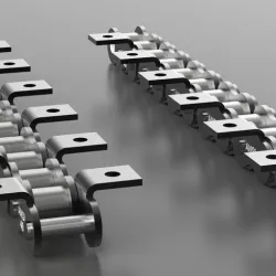 ROLLER CHAIN ANSI 40 WITH ATTACHMENT A1 AND K1