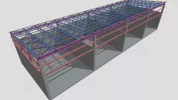 Shed for sawmill waste