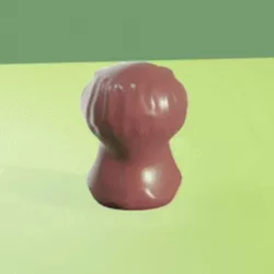 simple female male anal vaginal plug "beloved grandfather" 3d print cnc