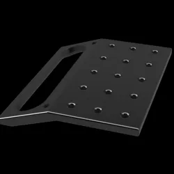 Sloping screwdriver holder