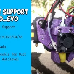 Smart Support Hotend AiO (CR10 (S,PRO),Tornado,Ender...)