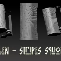 SQUONK MECH MOD "ULEN - STRIPES"