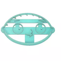 STEWIE GRIFFIN COOKIE CUTTER, FONDANT CUTTER, FAMILY GUY COOKIE CUTTER