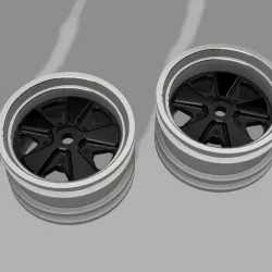 Tamiya M-Chassis Rim / Felge Porsche Fuchs Design