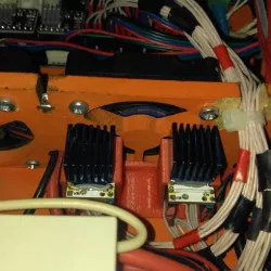 TMC drivers remote mount in front of the fan 50