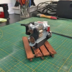 TOYOTA Turbo D 1/10 engine (landcruiser)