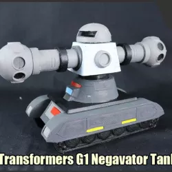 Transformers G1 Negavator Tank