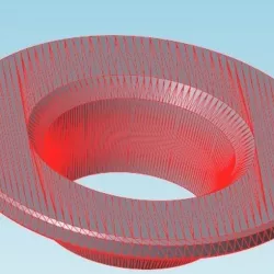 Upper spring plate for 2hp engine valve spring