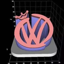 VW w/crown display