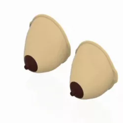 Women BRA Tongue Breast Boobs Bondage Female Chastity Device Nipple Bra Restraints tits-01 version 3d print cnc