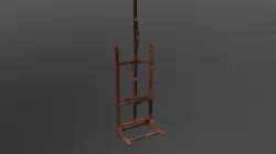 Wooden Easel | dirty and painted