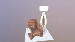 Armchair Pipo Chair And Lamp