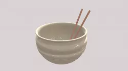 Bowl With Chopsticks Finished