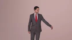 Business Man Walking Jack Office Couple